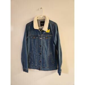 Riverdale Jughead Jones Womens Sherpa Denim Jacket Jughead Jones SZ M